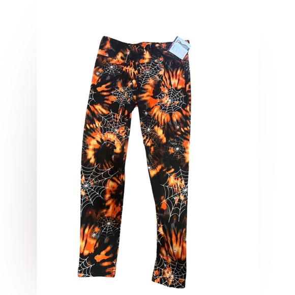 🎃NWT Spider Web Leggings - Picture 1 of 3